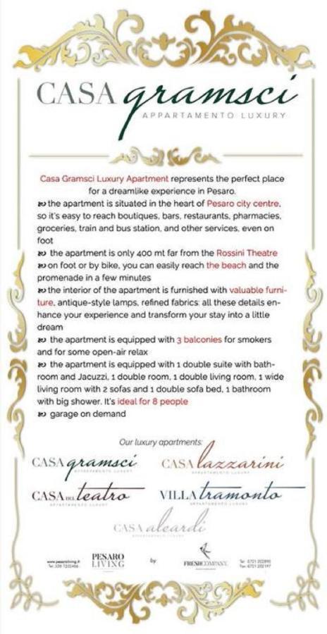 Apartment Casa Gramsci Luxury Pesaro